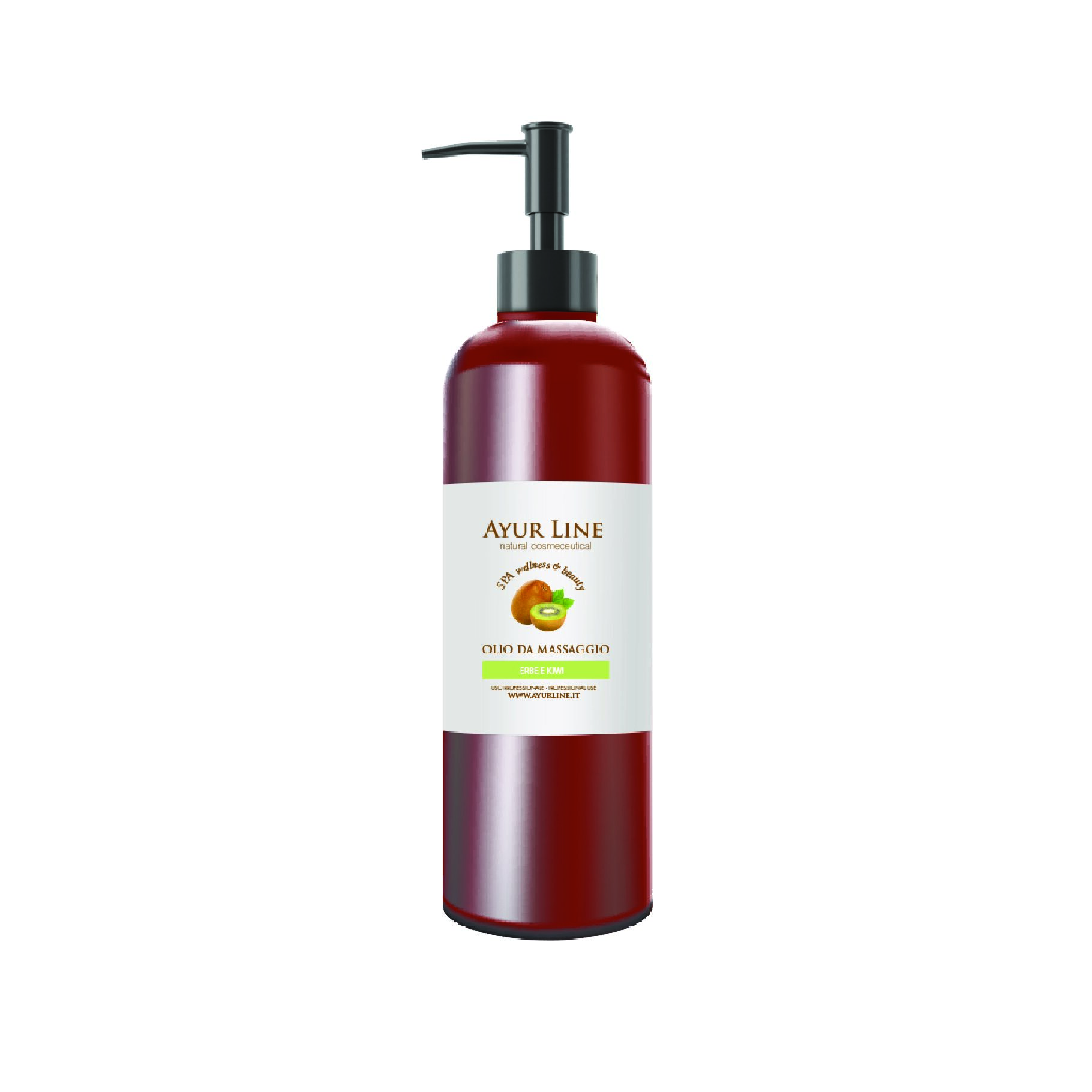 Olio da massaggio erbe e kiwi 500 ml
